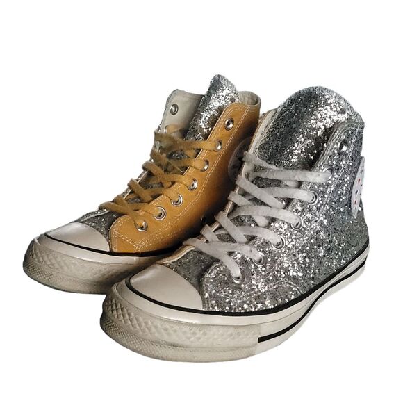 Converse x Chiara Ferragni Paillette Big Eyes Black Chuck Taylor Hi All Star - Picture 1 of 16